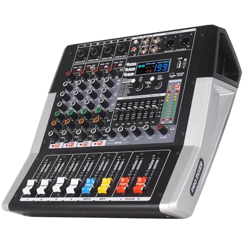 TF400 Dj Mixer 4 Channel Audio Mixer Bluetooth Sound Bar