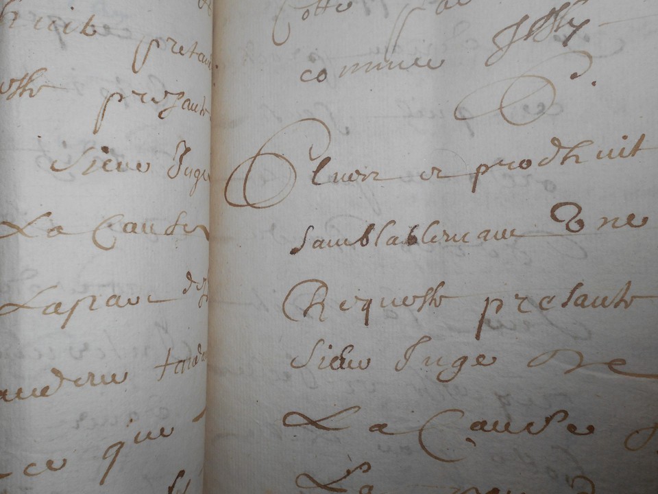 1661 antique document 17thC manuscript 40 pages calligraphy signed elegant hand