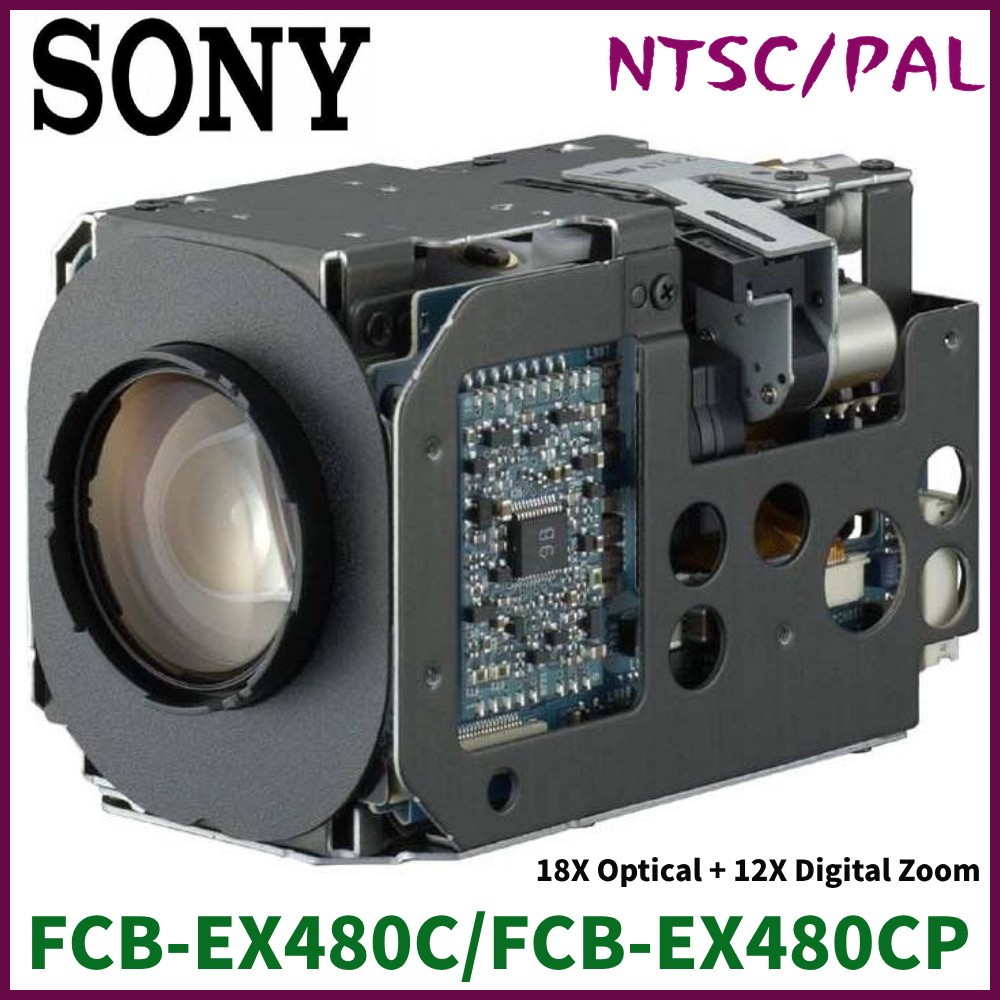 SONY FCB-EX480CP/FCB-EX480C 18X Optical 12X Digital Zoom CCD Block Camera Module