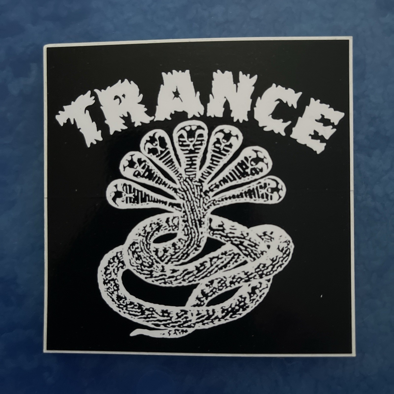 Trance Records Promo Sticker Butthole Surfers Deadstock Rare 3x3in 80s Punk VTG