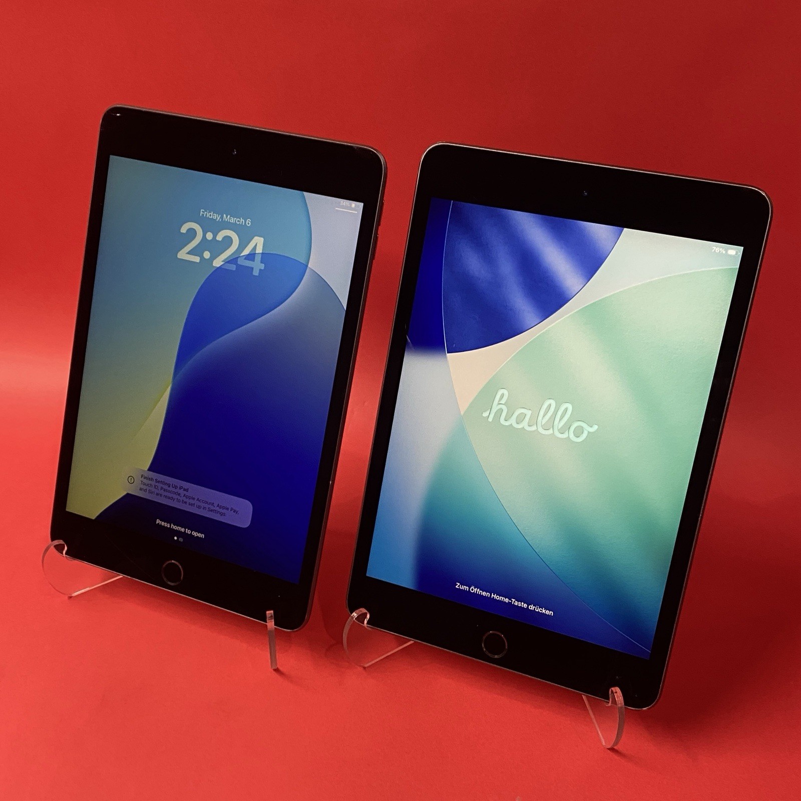 *Lot of 2* Apple iPad Mini 5 64GB - Space Gray A2133  (WiFi Only) - See Pictures