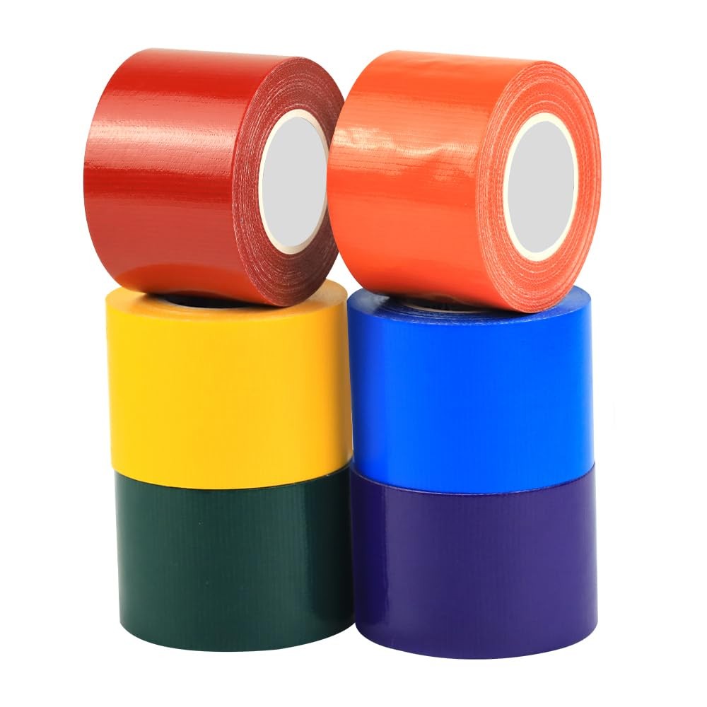 Rainbow Colored Duct Tape，10yard x 2inch Heavy Duty Rainbow Waterproof Colo