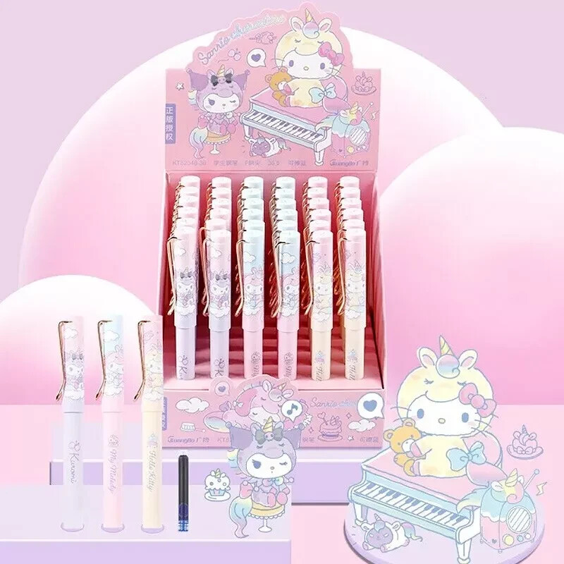 Sanrio Unicorn Kuromi - Fountain Pen Purple Anime Manga Kawaii NEW