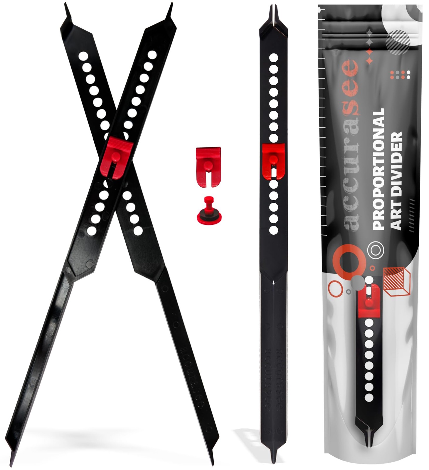 Accurasee Artist 11 Inch Proportional Divider - Upgraded Drawing 