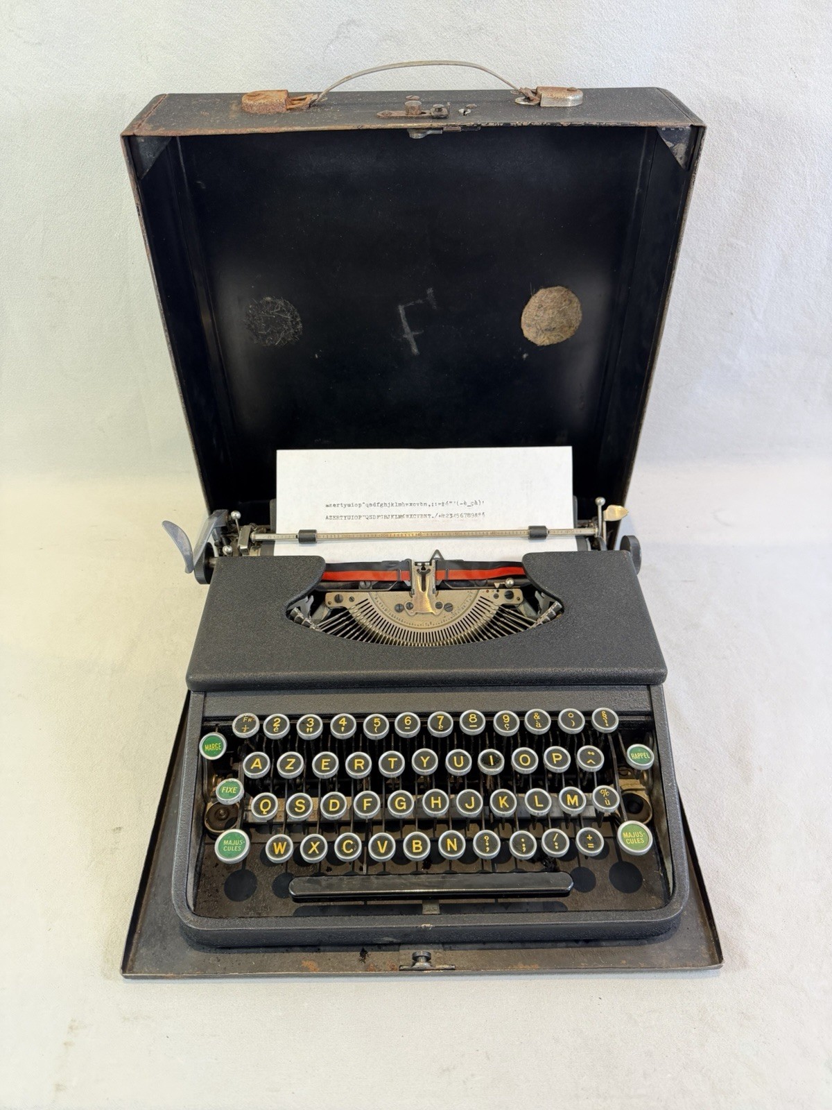 Vintage JAPY Typewriter 1950s Serviced & Functional + New Ribbon