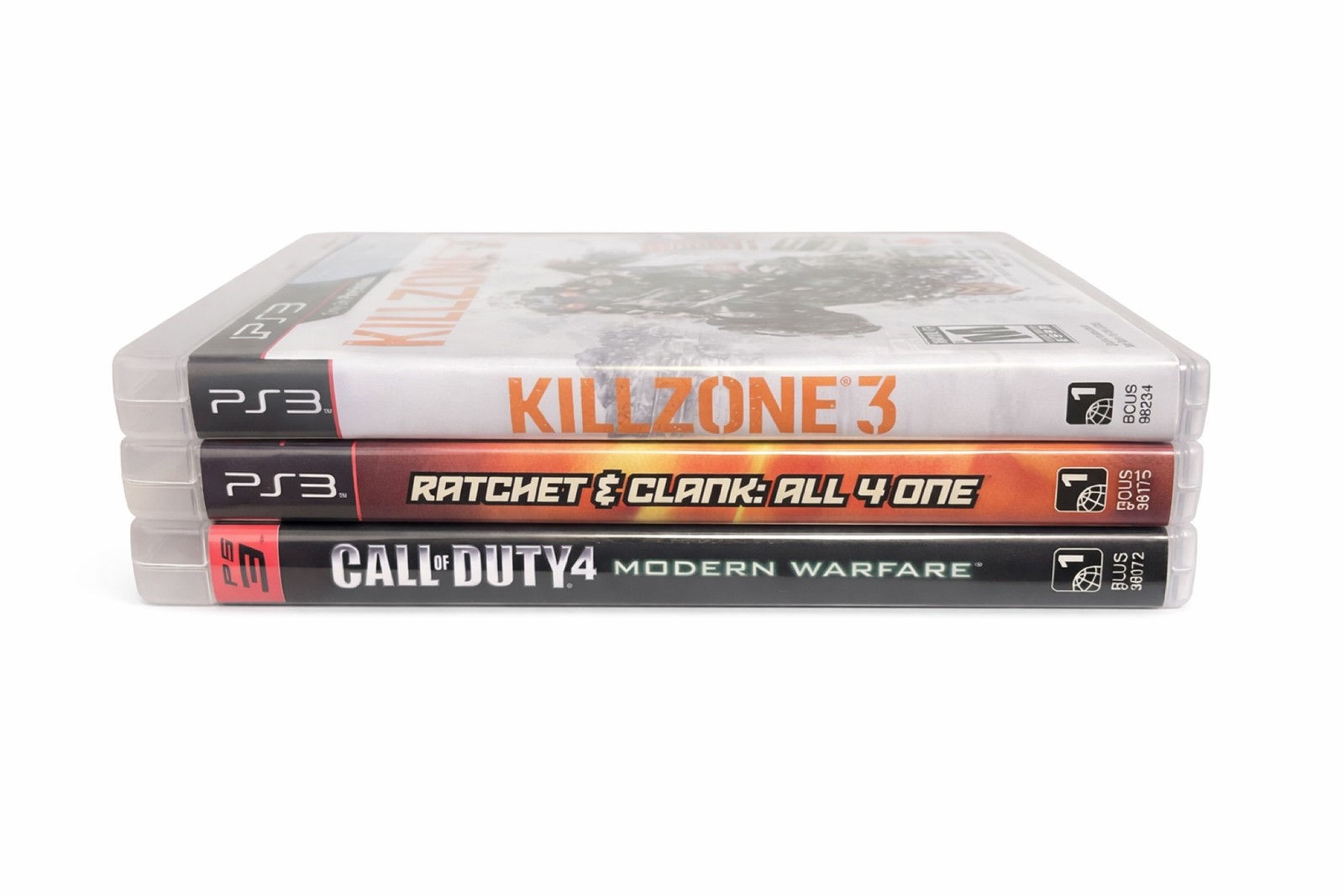 PS3 Games: Killzone 3, Ratchet & Clank, Call of Duty 4 MW