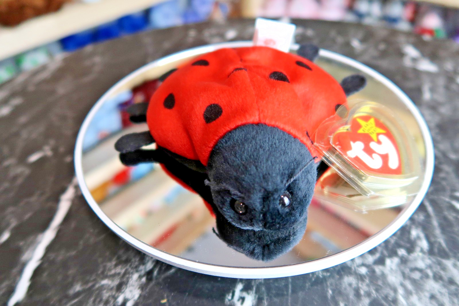 TY Beanie Baby - Lucky the Ladybug | MWMT | Vintage | Rare