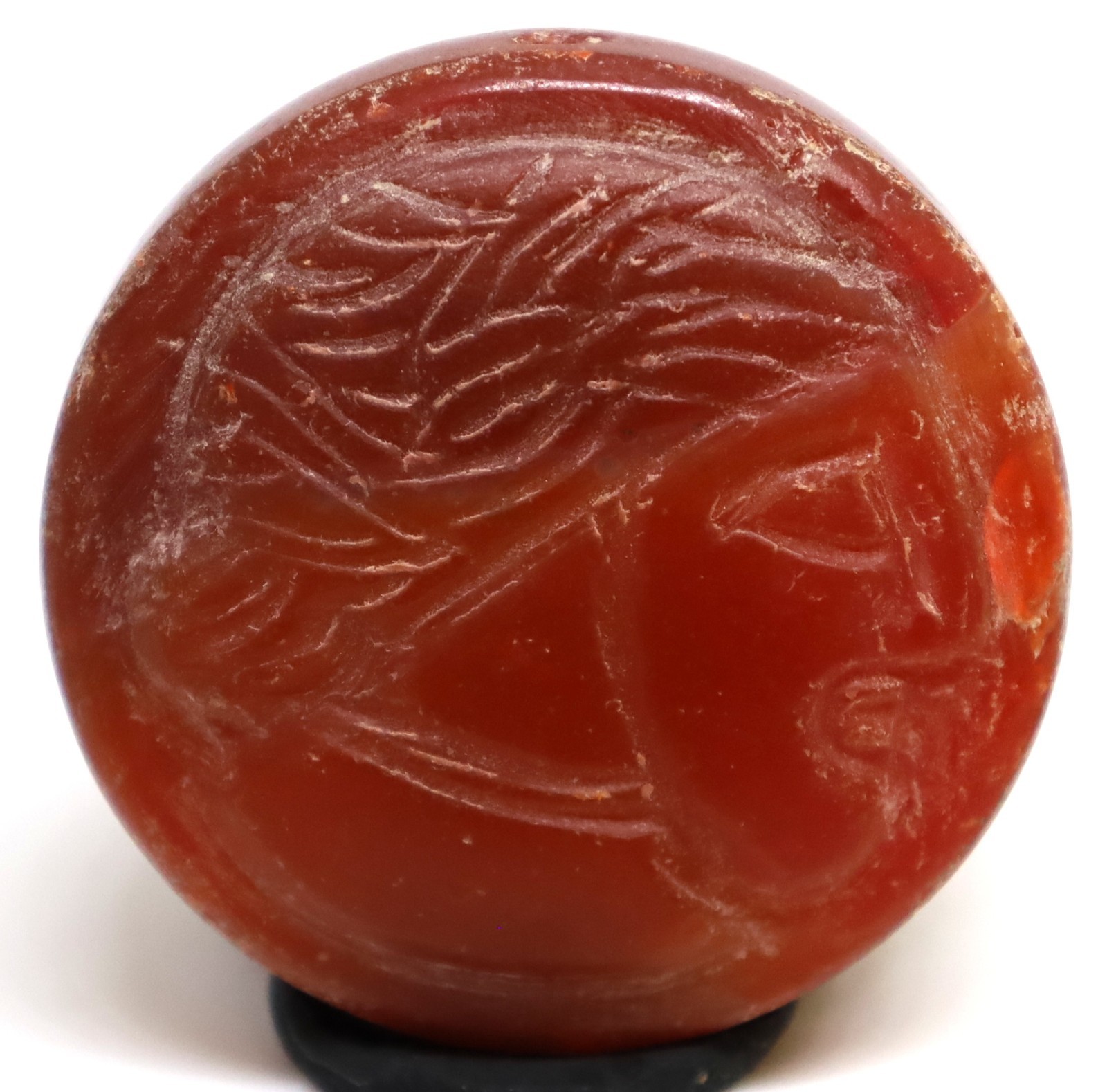 Ancient Near Eastern Agate Roman Intaglio Stone Seal Stamp Bead Amulet