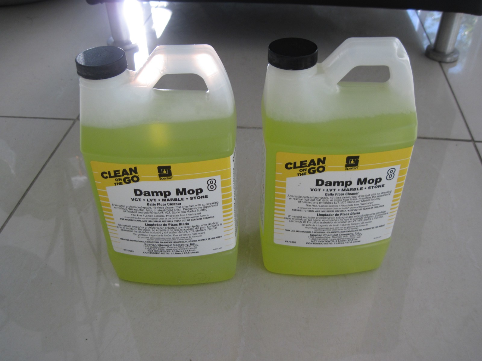 2X Spartan Clean on the Go Damp Mop 8 - 2   67 Fl Oz  453 Dt