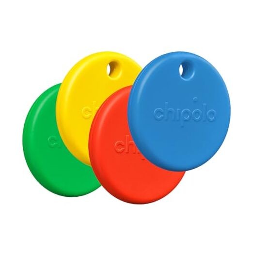  POP Tracker Tag - Colorful, Compatible, Loud Bluetooth Tracker 4 Pack Colormix