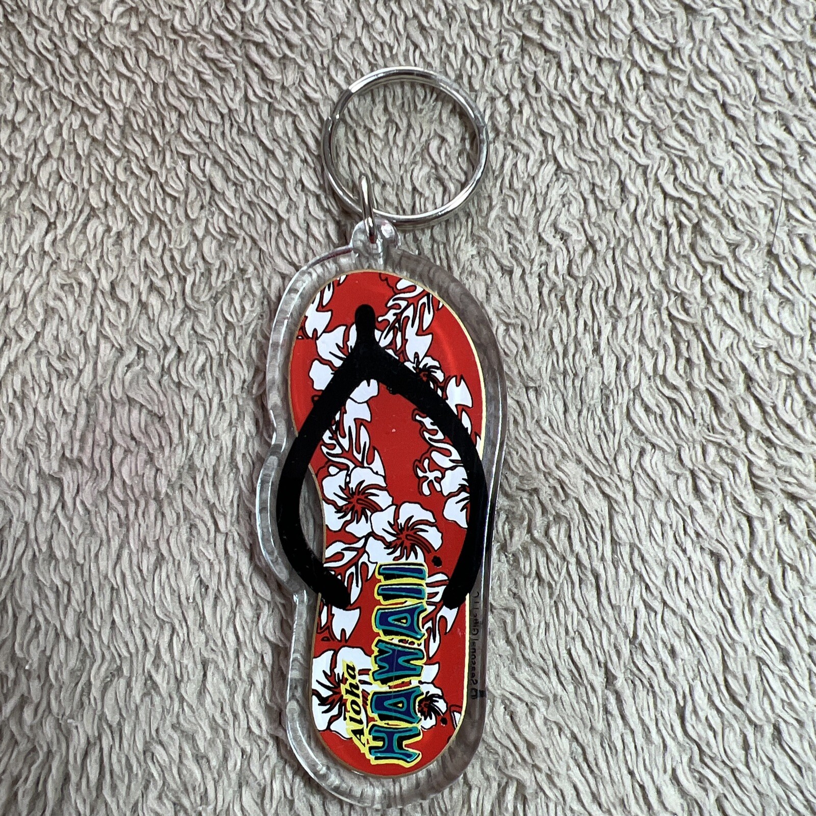 Vintage Hawaii Key Chain Keychain Key Ring