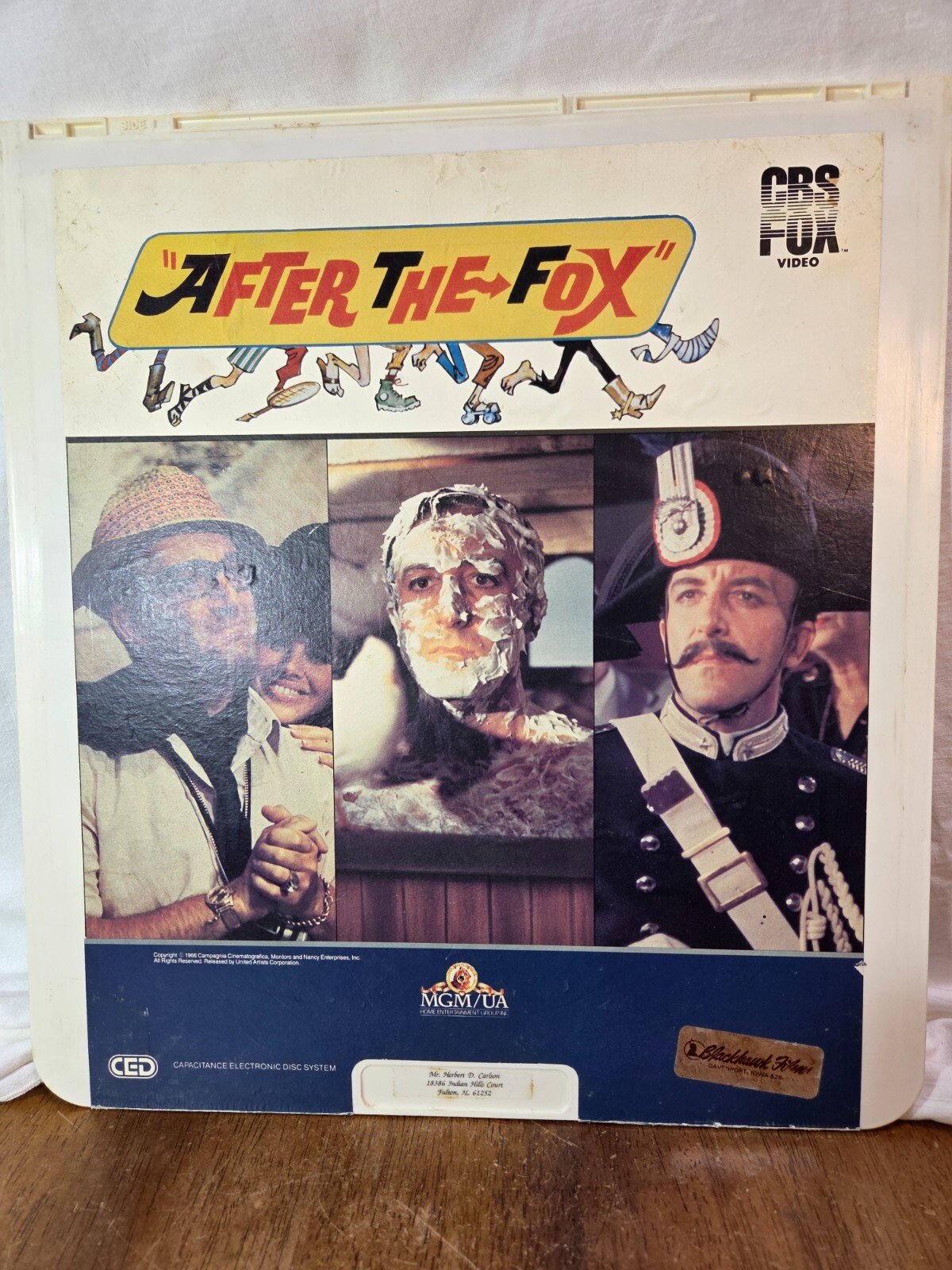 After The Fox Video Disc CED 1983 CBS Fox Film  Peter Sellers