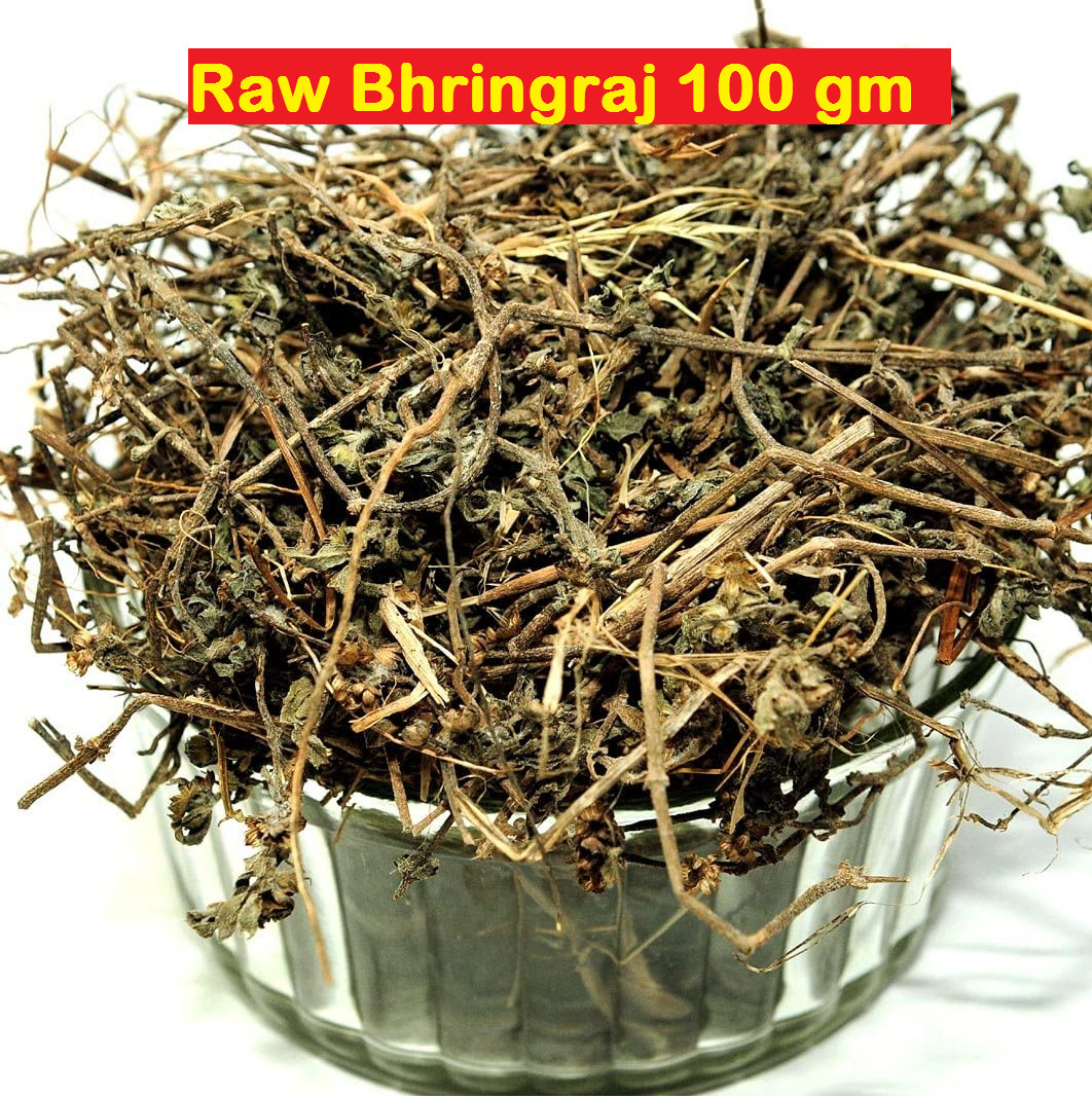 Organic Raw Bhringraj 100 gm of Skin and improve hair growth & control hair fall