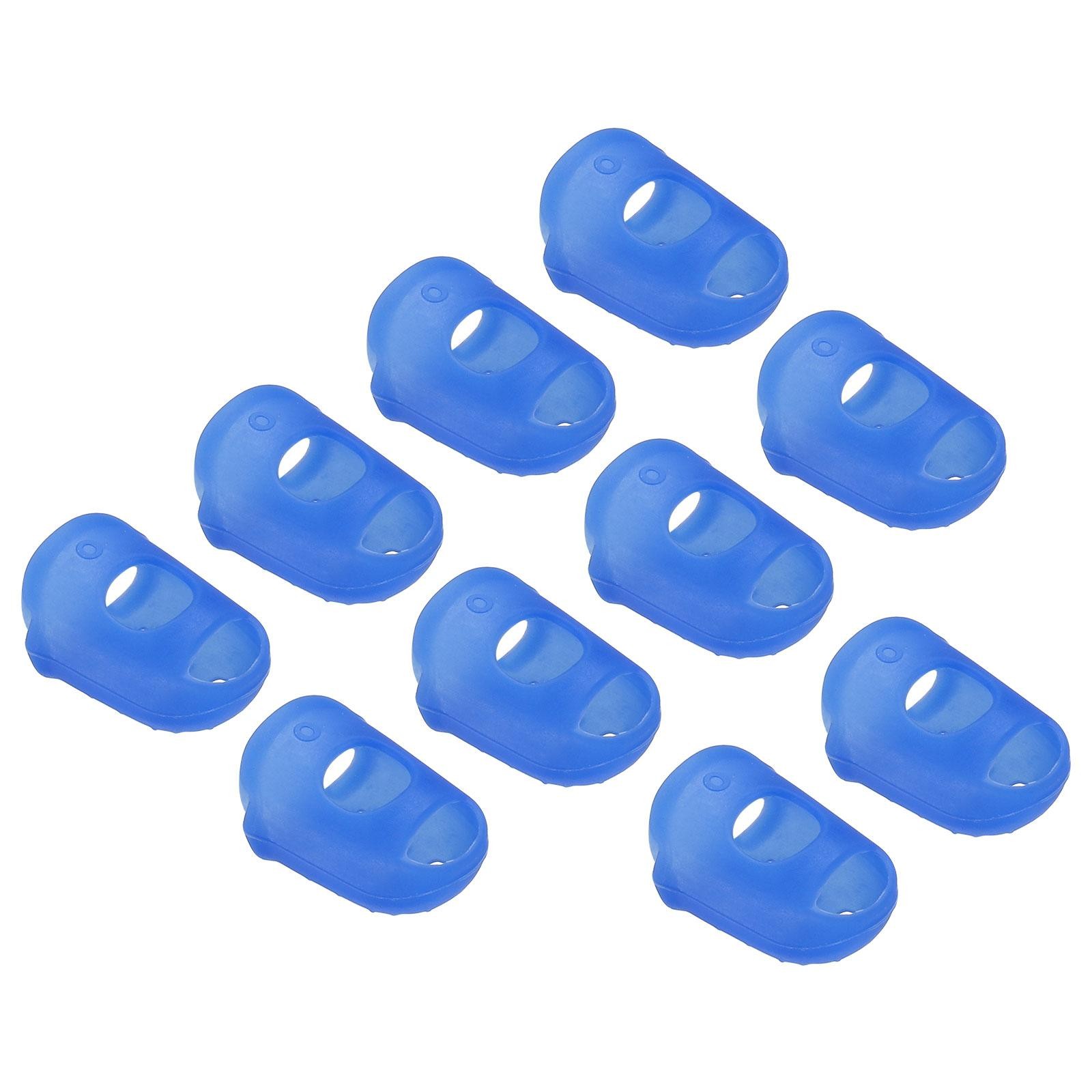 10 Piece Dark Blue Non-Slip Protection Fingertip Fingertip