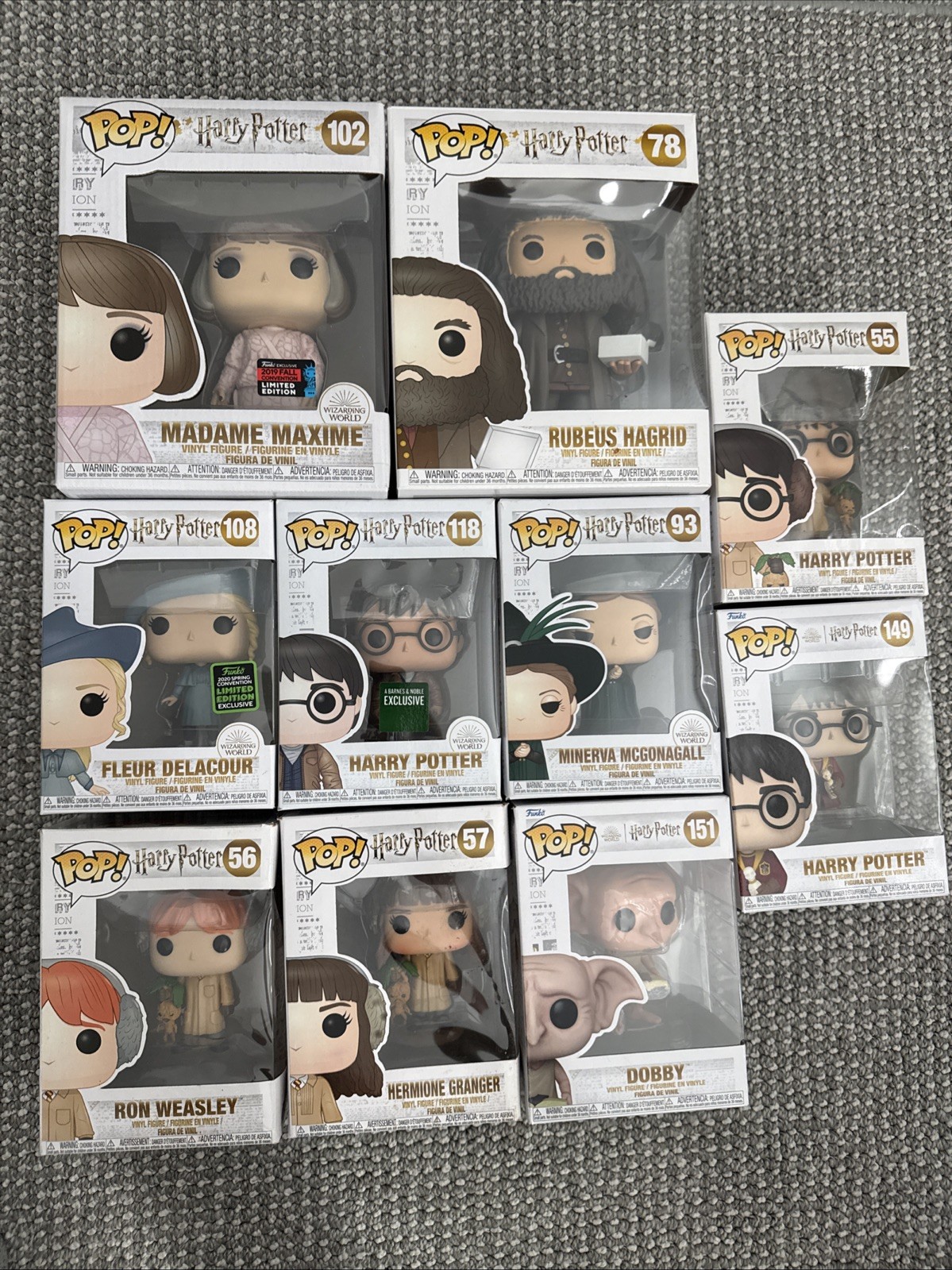 Funko Pop! Vinyl: Harry Potter Set - Lot of 10