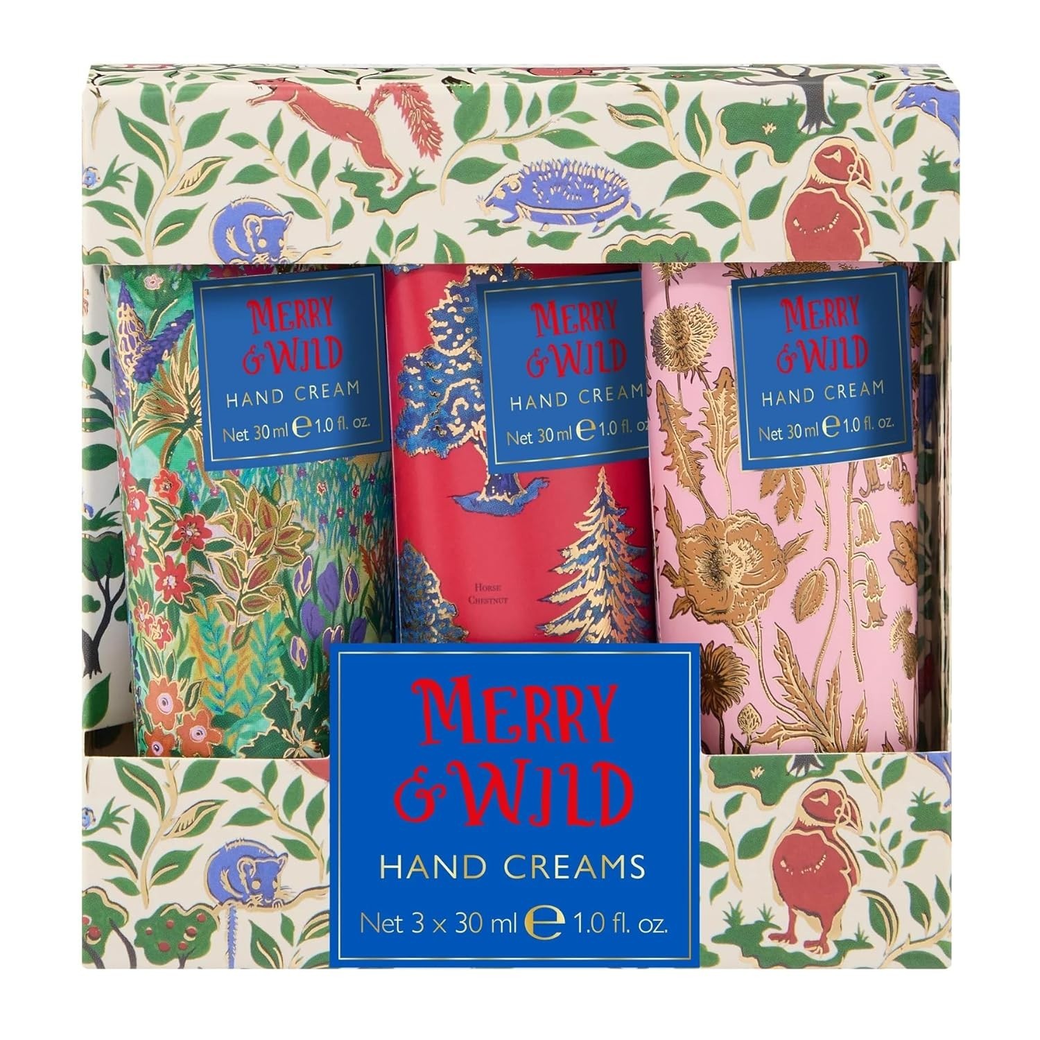 Heathcote & Ivory Merry & Wild Holiday Hand Cream Trio 30ml Each