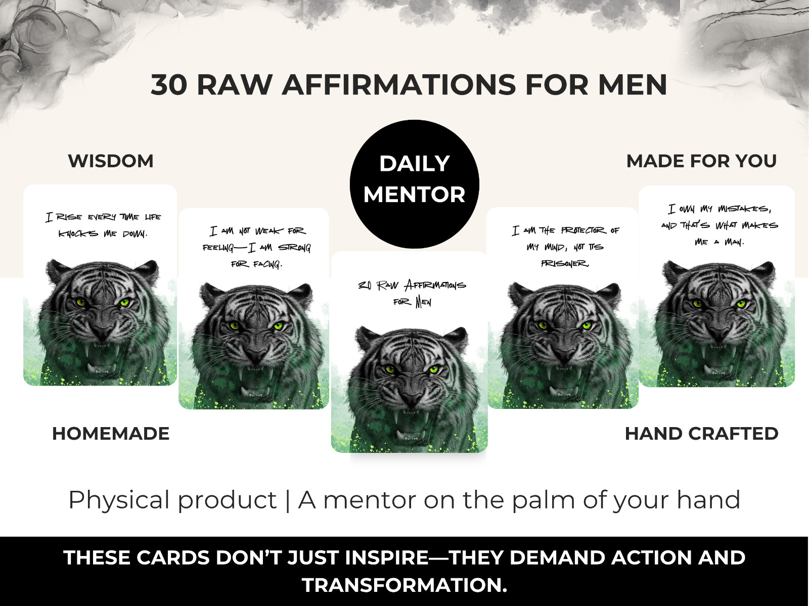 30 Raw Affirmations For Men, Daily Mentor, Inspiration, Self confidence