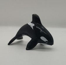 Vtg Free Willy PVC Figure Long John Silvers LJS Kids Meal Toy Orca Willy Whale