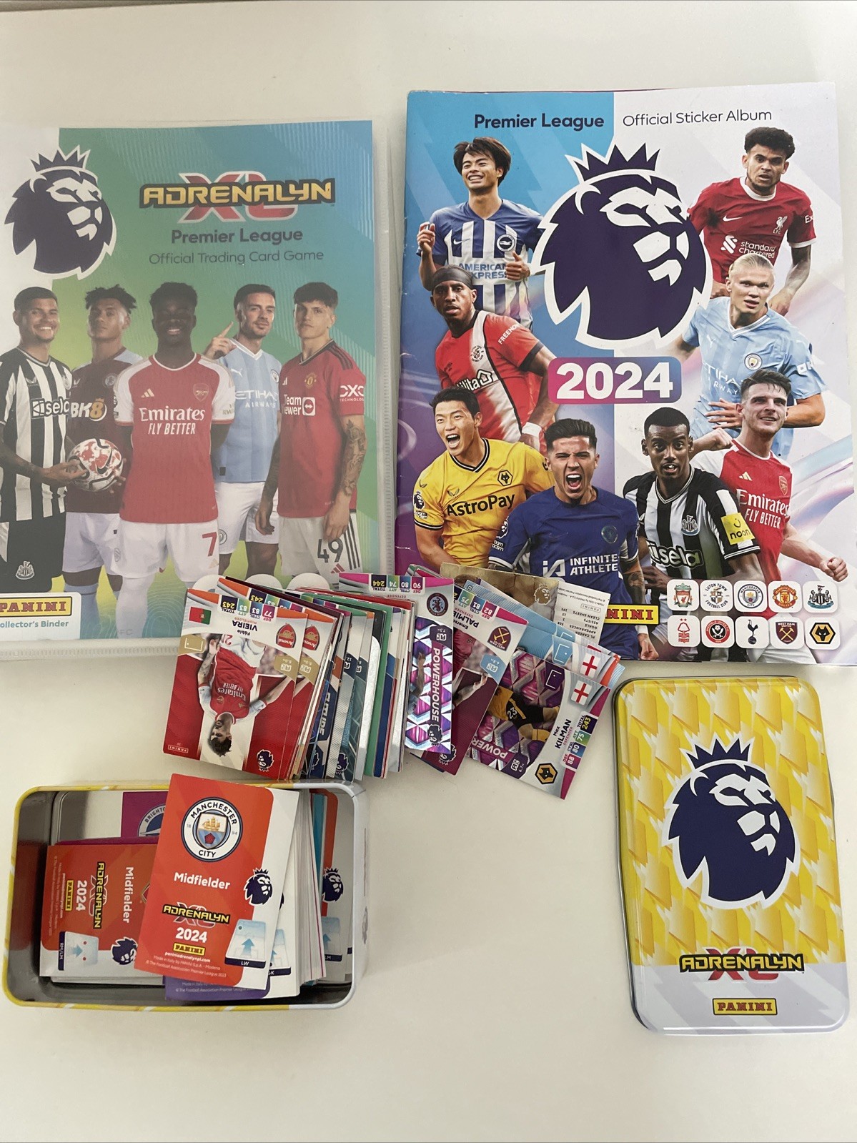 Panini Premier League 2024 Sticker Album with Transfer Updates Plus Extras