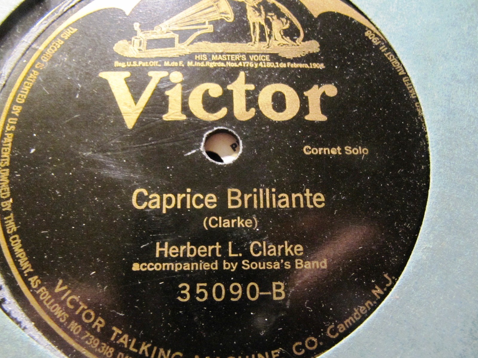 LASCA Frank Desprez 1906 Edgar DAVENPORT HERBERT CLARKE Cornet CAPRICE BRILLANTE