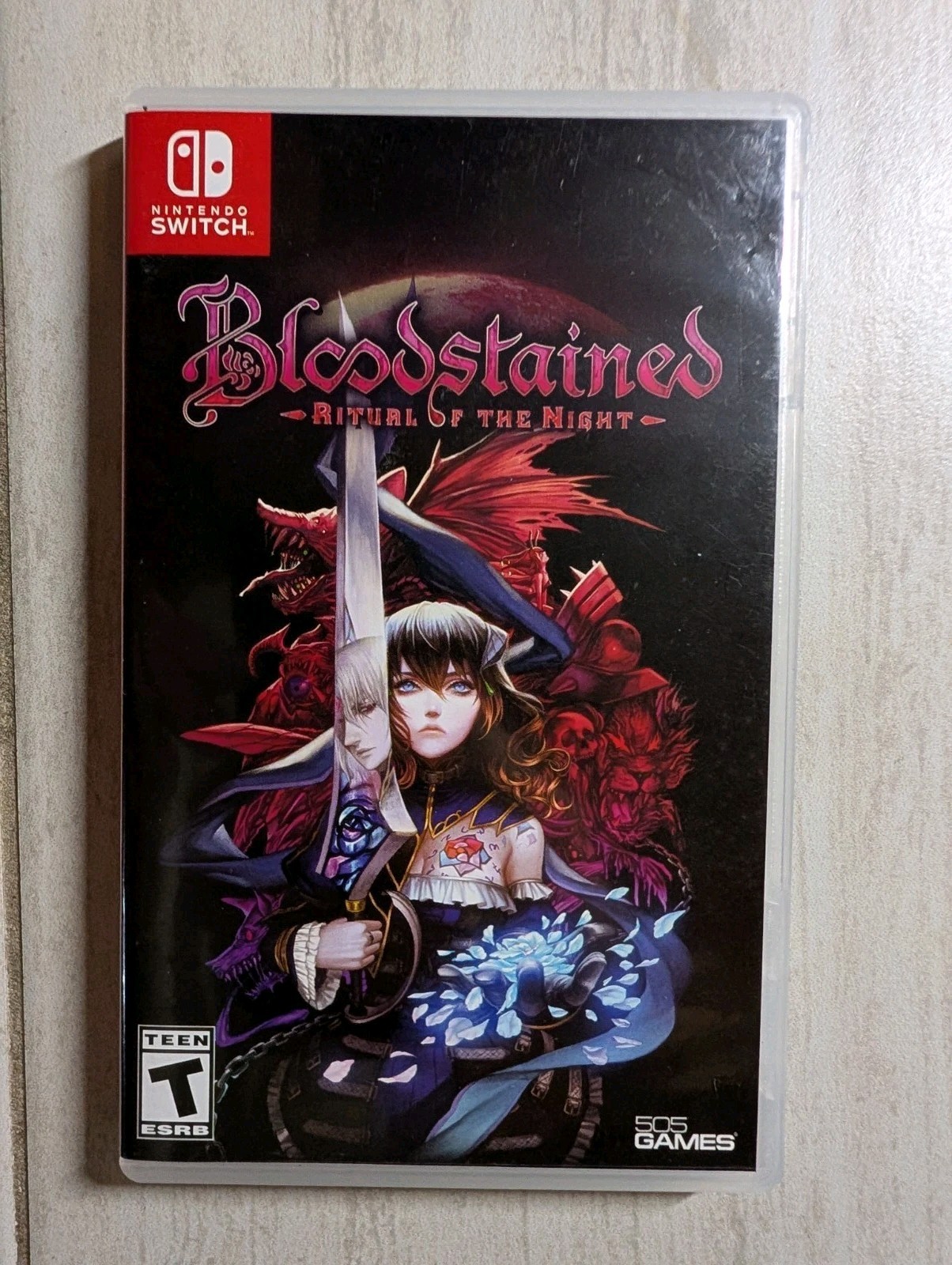 NO GAME Bloodstained: Ritual Of The Night Nintendo Switch Nintendo Switch Case