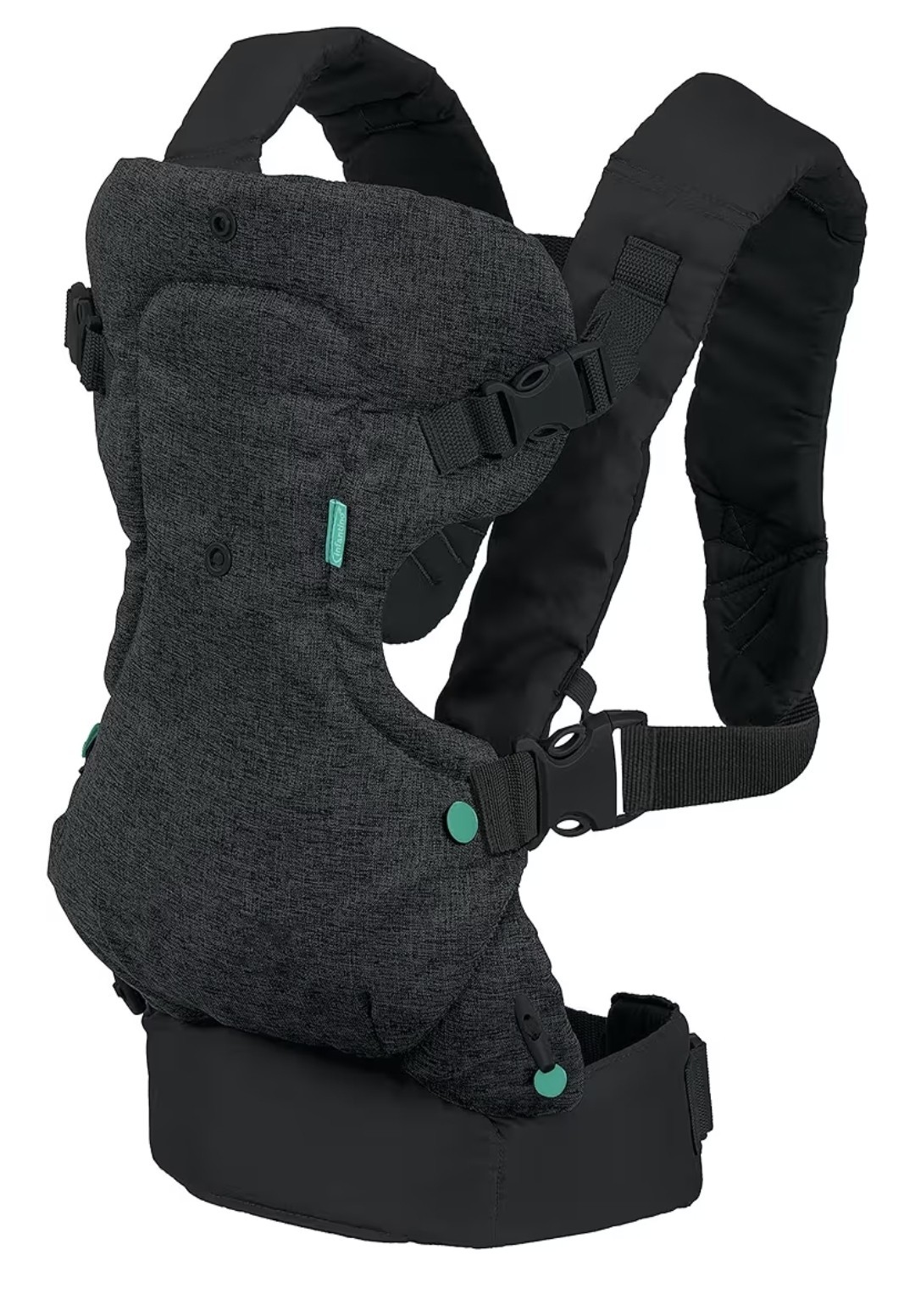 Infantino 4-in-1 Baby Carrier Front & Back Carry Adjustable Infant Carrier Black