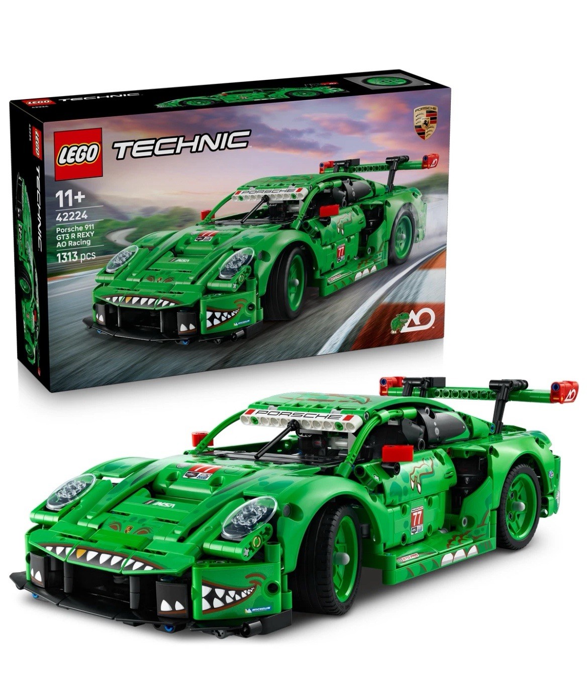 New ! In The Box !LEGO  Technic Porsche 911 GT3 R REXY AO Racing Car (42224)