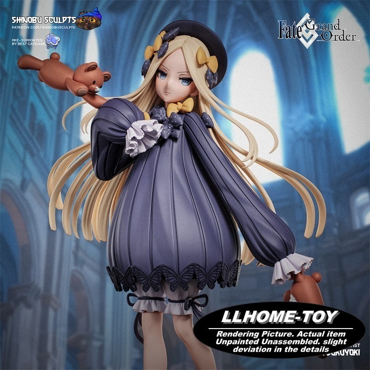 22CM tall Abigail Williams 3D Print Model Unpainted Garage Kit Statue Figure