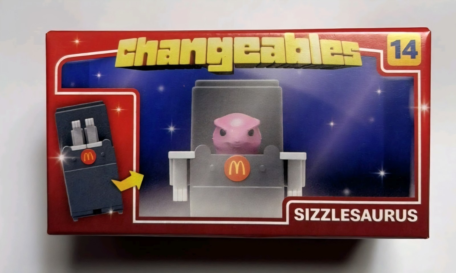 McDonald's Happy Meal Toy 2026 Changeables Sizzlesaurus #14 Brand New