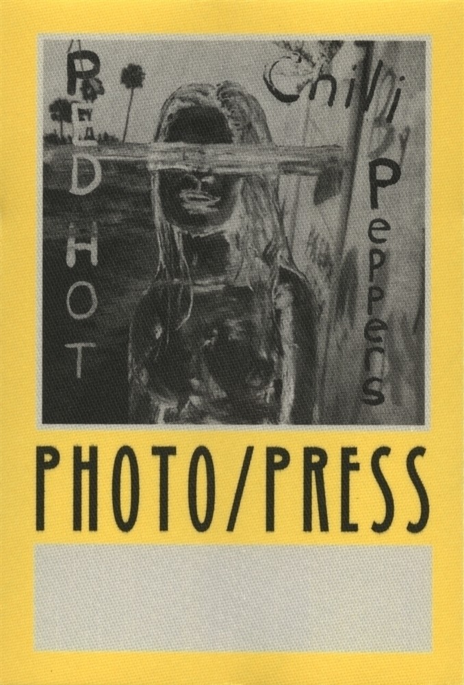 Red Hot Chili Peppers 2002 By the Way concert tour Photo Backstage Pass