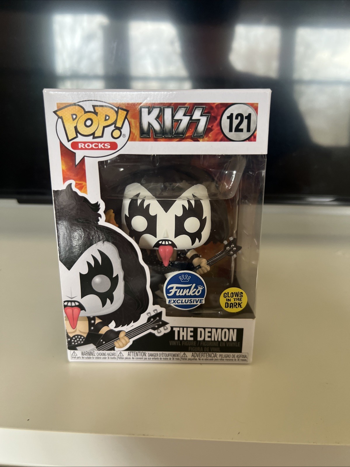 Funko Pop Rocks 121 Kiss the Demon Gene Simmons Vinyl Figure