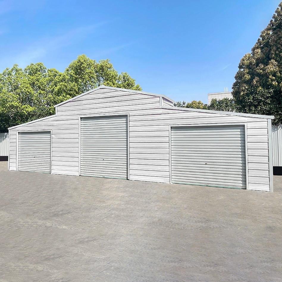 42x30x13FT Heavy Duty Garage Reinforced Steel Barn Shed for Farm Use 1260 sq.ft.