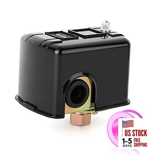  MPS2040 Water Well Pressure Control and Port 20/40Psi Black Pressure Switch
