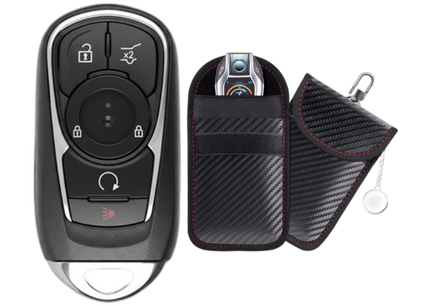 Smart Repl. Key Fob 2018-2021 Buick Enclave FCC: HYQ4EA MPN: 13532751 New w/Case