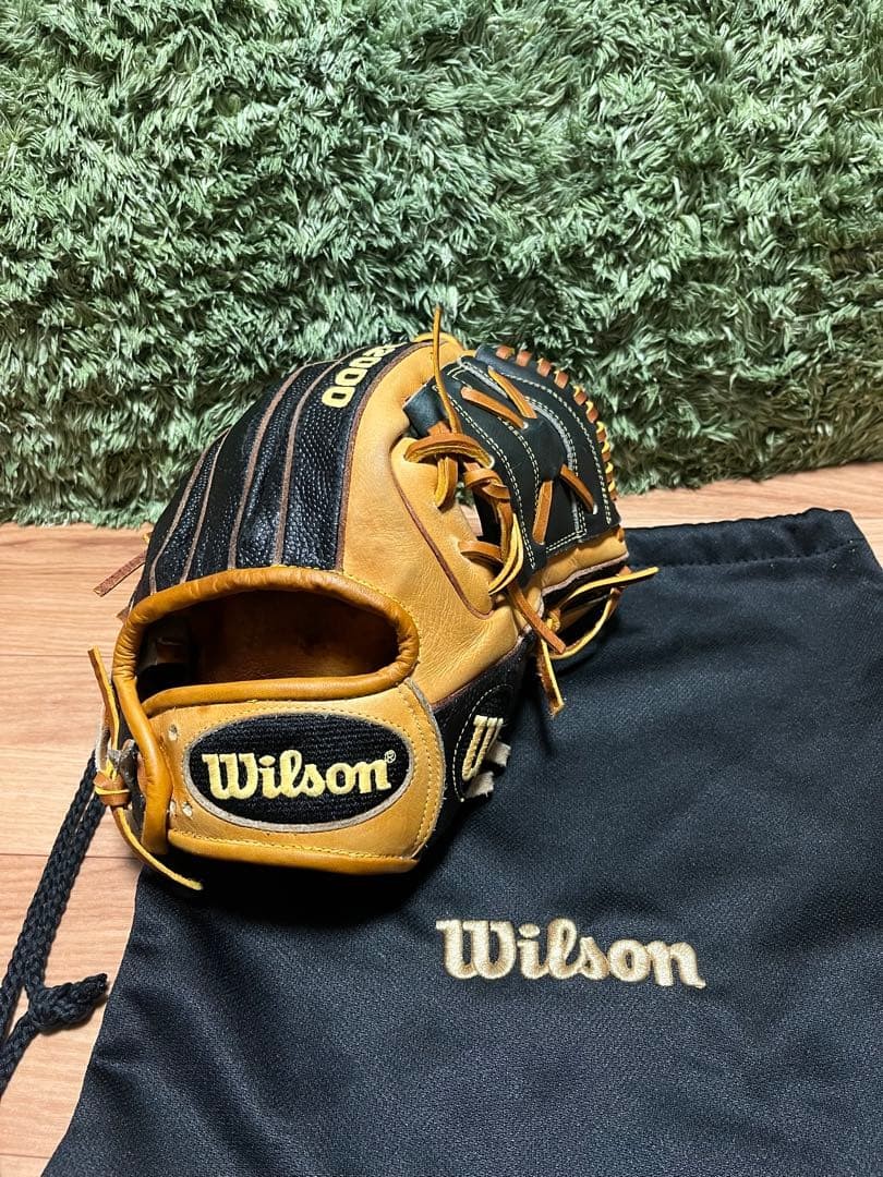 Rare! Wilson A2000 X2 Hardball Infielder's Glove, Black SS x S Tan