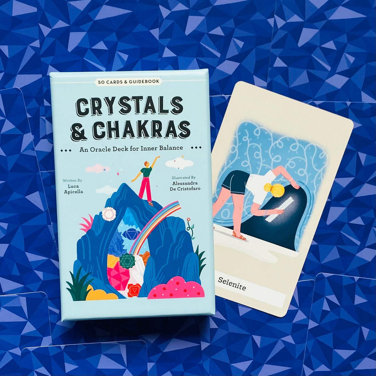 Crystals & Chakras Oracle Cards Deck For Inner Balance US Games Systems CCH50