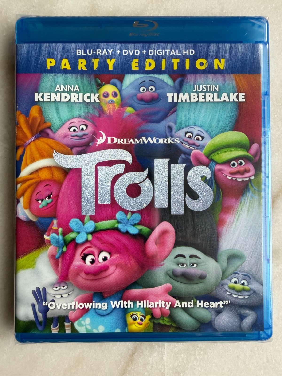 Trolls Blu-ray/DVD New Factory Sealed