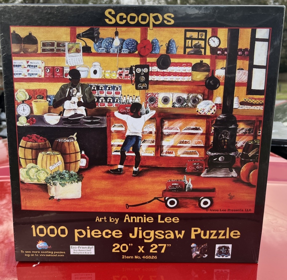 SunsOut Scoops 1000 Piece Interlocking Cardboard Art Jigsaw Puzzle Annie Lee