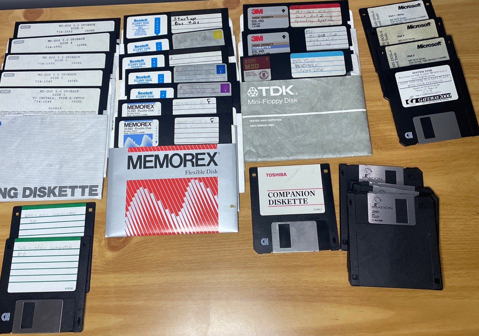 Microsoft MS-DOS Operating System Version 5  5.25" Floppy Disk Install Plus More