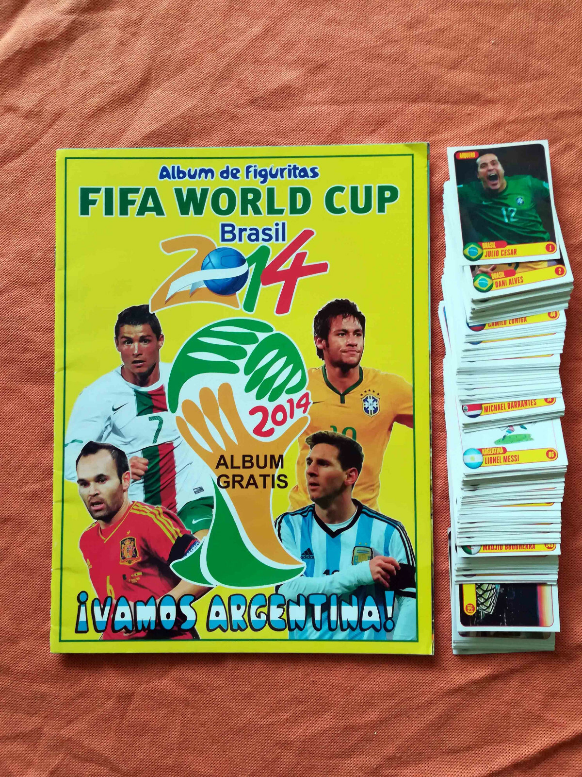 FIFA WORLD CUP 2014 Brazil - VAMOS ARGENTINA empty album + set stickers