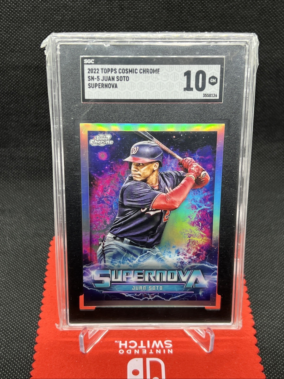 2022 Topps Cosmic Chrome - Supernova Juan Soto #SN-5