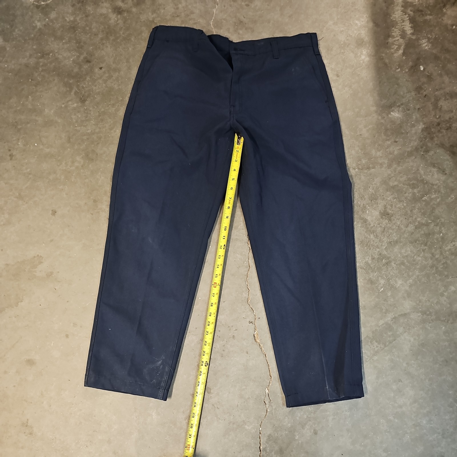 Workrite 38x28 Station Pants Fire Resistant 2112 Nomex ARC 7 Firefighter Navy 