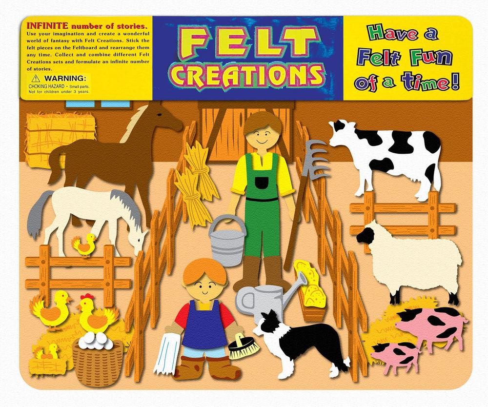 Barn Story Board Puzzle - Felt Creations