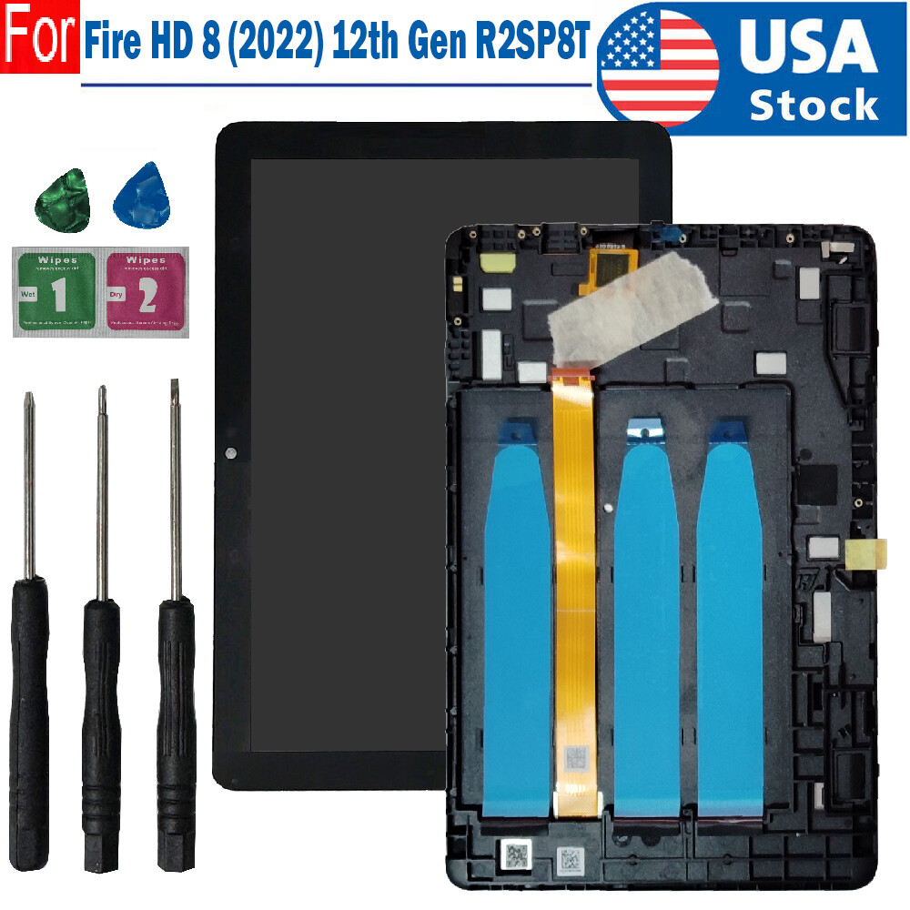 A+LCD Digitizer Touch Screen Digitizer For Amazon Fire HD 8 2022 12th Gen R2SP8T
