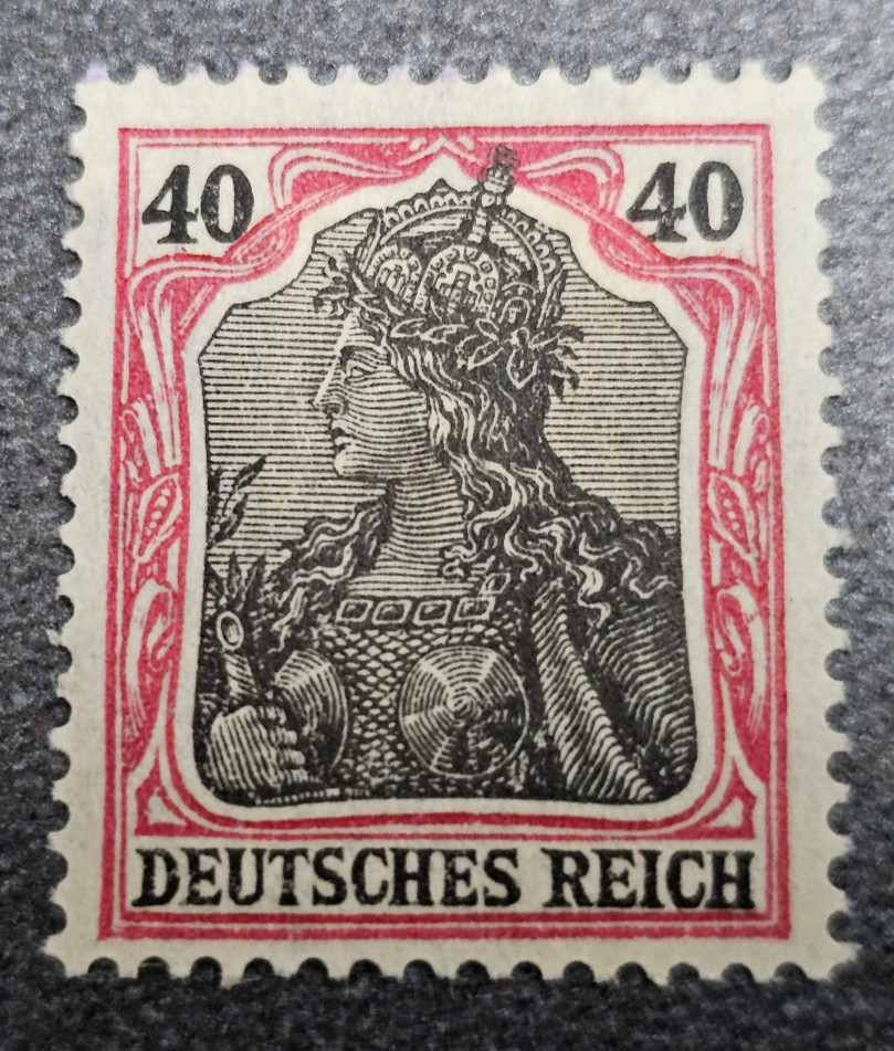 Stamp Germany Reich Germania 40 Pfennig 1915 Mi. Nr. 90 [🇩🇪39463-10]