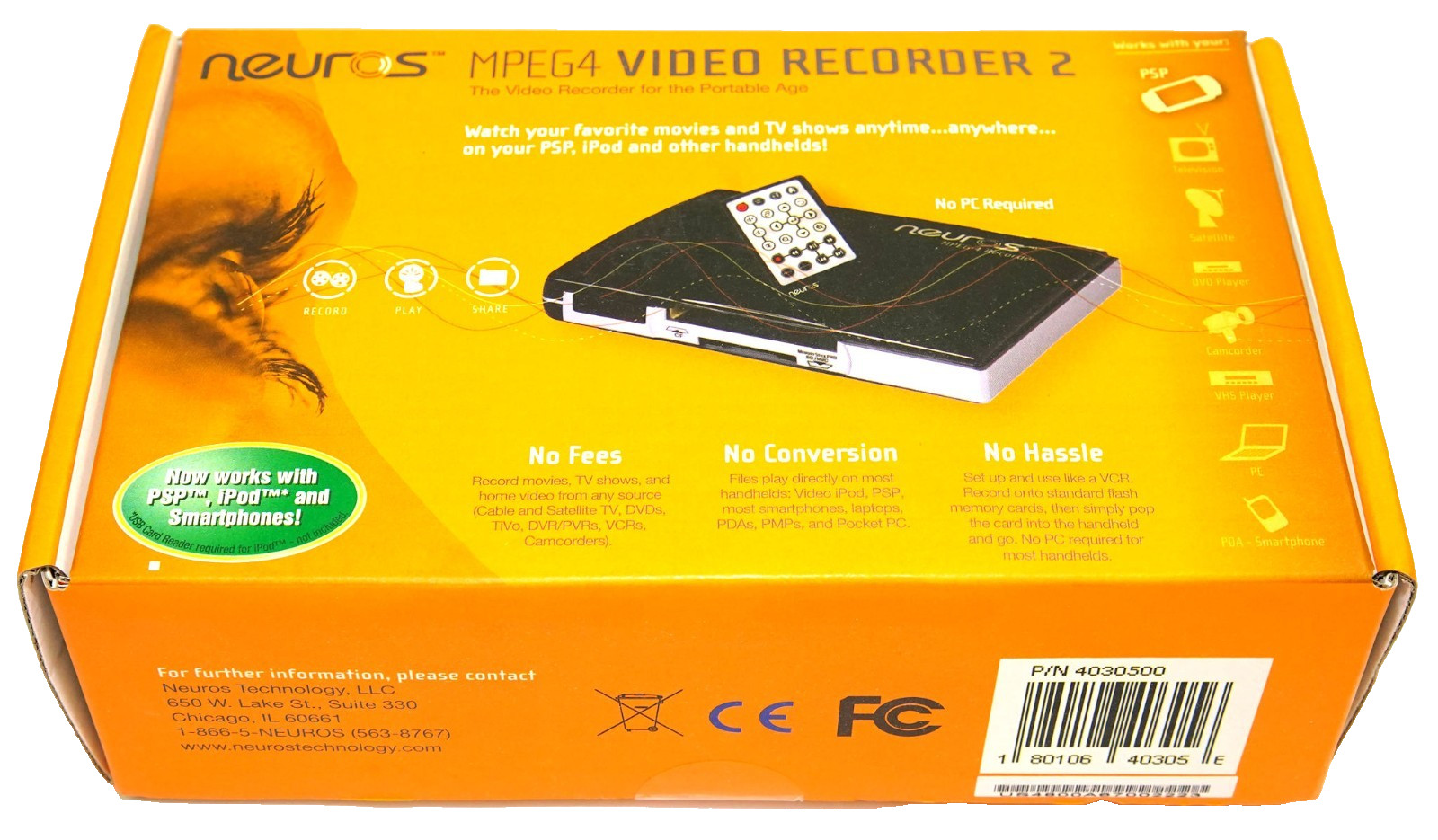 NEUROS MPEG4 VIDEO RECORDER 2 - BRAND NEW IN SEALED BOX