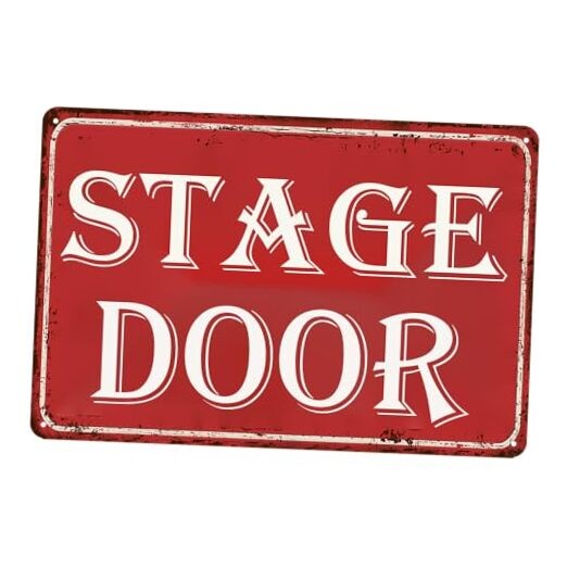 Stage Door Tin Sign Broadway Musical Posters Movie And Musical Theater Concert 