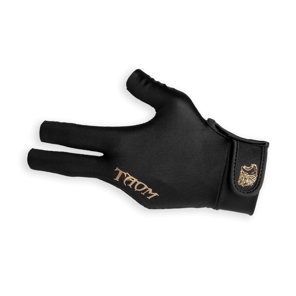 TAOM MIDAS BILLIARD GLOVE LEFT HAND X LARGE BLACK NEW SHIP FREE AUTHORIZED DEALR
