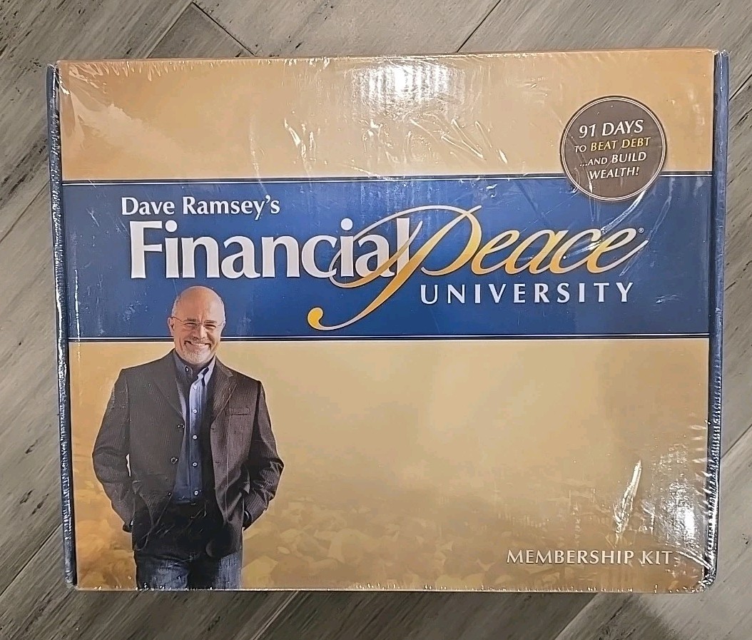 Dave Ramsey Financial Peace University Kit CD Forms & Book New Sealed 2012