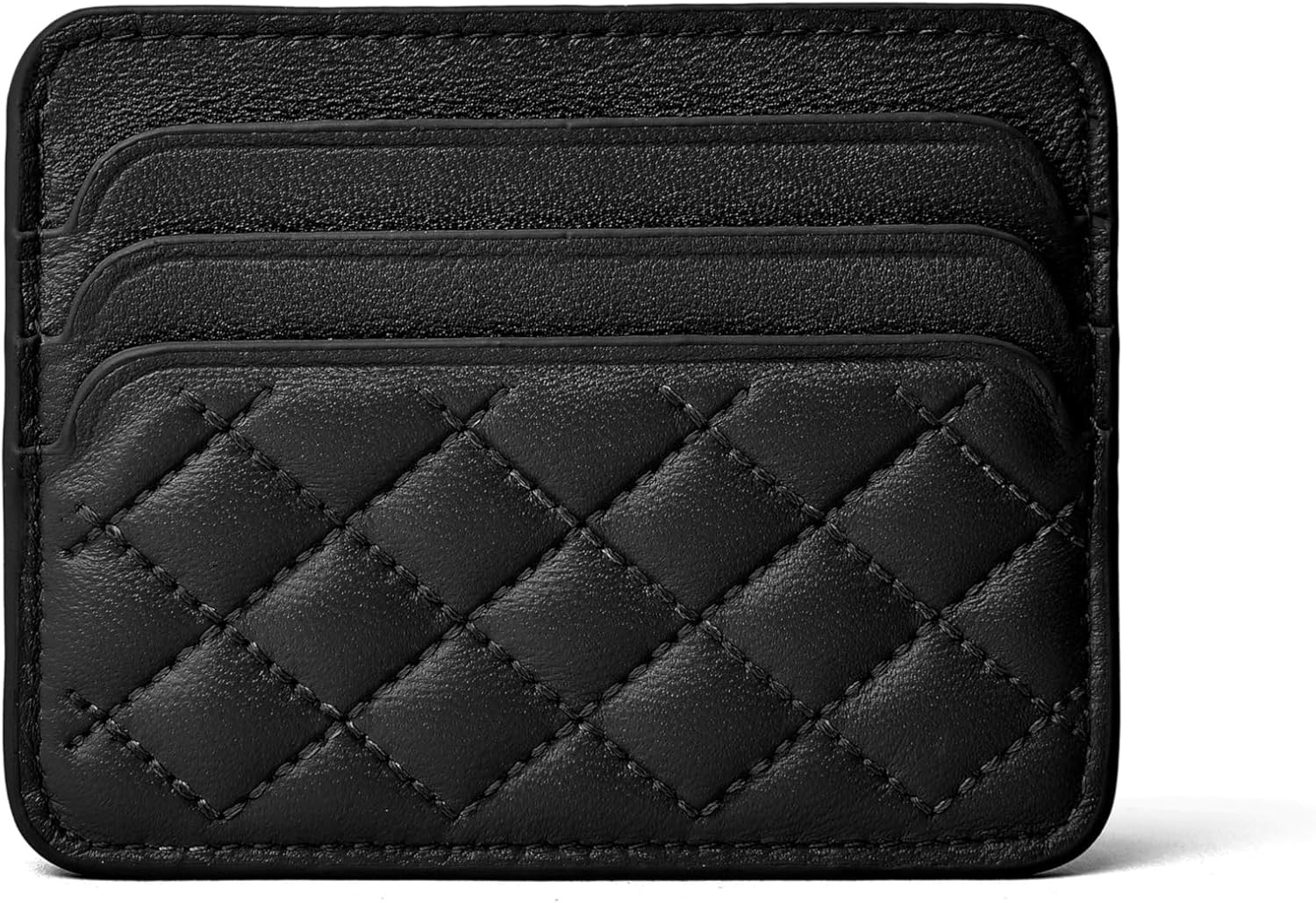 DORIS & JACKY Lambskin Credit Card Holder Unisex Slim Wallet Thin Card Case Smal